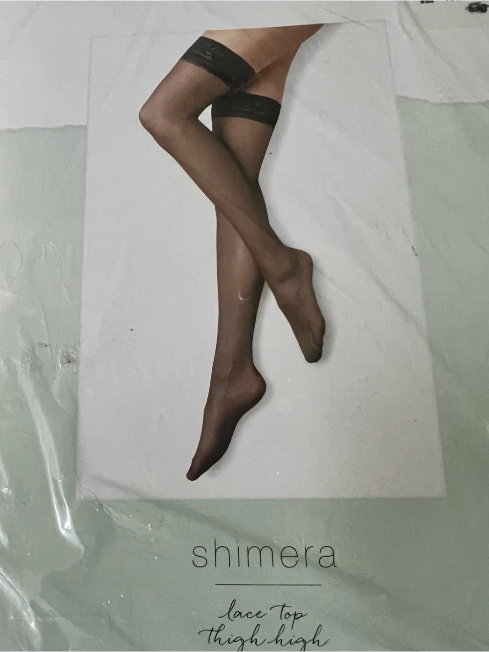 Shimera Sexy Lace Top Thigh Highs from Nordstrom.com - Nude - Size A/B - Sealed.